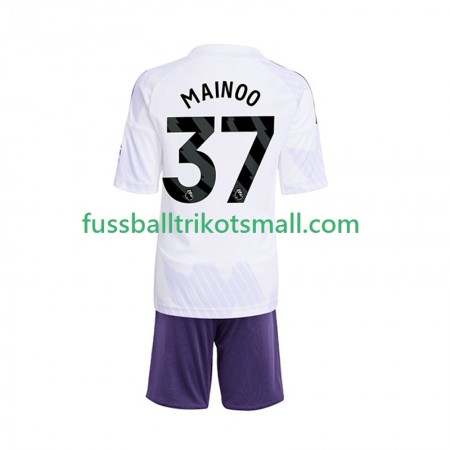 Fußballtrikots Manchester United Kobbie Mainoo 37 Kinder 2025-2026 Kurzarm Auswärts-trikot kaufen